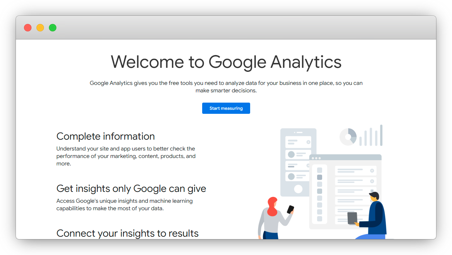 Google Analytics, User Analytics and Product Management tool
